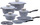 Set tenxhere dhe tiganë Klausberg Marmo (KB-7236), 12 copë, të hirta