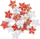 Kopsa druri për zbukurim Snowflakes CEGU-020, 24 copë, 2.5 cm, shumëngjyrëshe