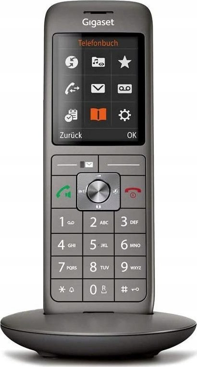 Telefoni pa tela Gigaset CL660 HX Duo, set me 2 aparate, me bazë, gri