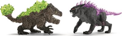 Set figura Schleich Eldrador Creatures Shadow Lynx vs Rockbreaker, 31 x 16 x 18 cm, për kalamaj nga 7 vjeç