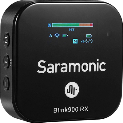 Mikrofon pa tela Saramonic Blink900 B1, sistem wireless, i zi