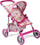 Karrucë lodër për kuklla Bayer Stroller, për kalamaj 3+, ari dhe rozë