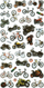 Sticker reflektues Titanum, set 36 copë, për motor dhe biçikletë