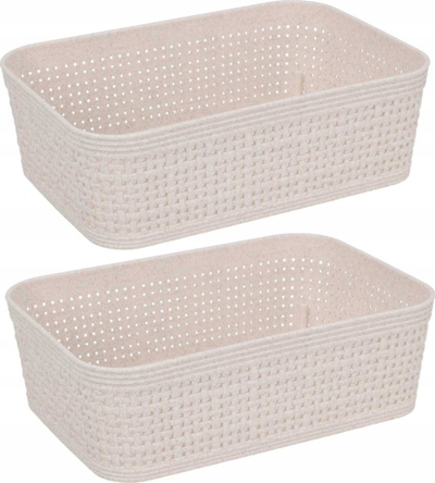 Shportë ruajtjeje Koopman Eh, plastikë, 19 x 13.5 cm, bezhë