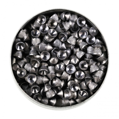 Plumba ajri Umarex Cobra Pointed Ribbed, kalibër 6.35mm, 200 copë, argjendtë