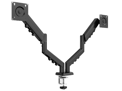 Krah monitori Tracer Double Armflex për 2 monitorë 32", VESA 100x100, i zi
