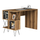 Tavolinë studimi me rafte 120x60x78.8cm (HM9509.02)