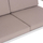 Set lounge kopshti SAFIN HM6278.01, alumin, 4 pjesë, i bardhë me jastëkë bezhë