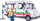 Lodër autobus Fireman Sam Trevor’s Bus, 20cm, me figurë Trevor 6cm, i bardhë