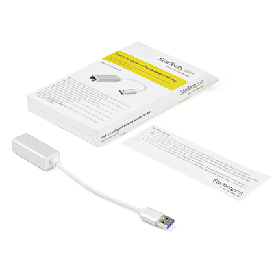 Përshtatës rrjeti USB 3.0 Startech, Gigabit Ethernet, ngjyrë argjendi