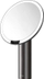 Paspqyrë grimi AMIRO O2 LED Vanity Mirror, dritë True Lux, zmadhim 5x, e zezë
