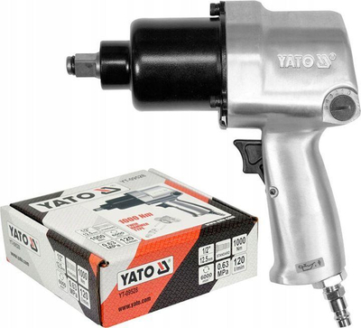 Çelës pneumatik goditës YATO YT-09528, 1/2″ (12,5 mm), 1000 Nm, 6000 rpm, 6,3 bar, 120 l/min