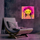 Dritë dekorative neon Forever Light FLA02, LED USB, panel 32x32 cm, rozë verdhë