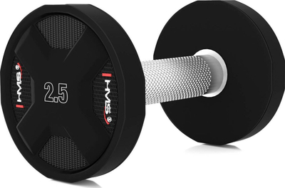 Hantel HMS Ciarek, poliuretan, 2.5 kg, i zi