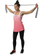 Shirit Pilates HMS TP01, rezistencë 16 kg, 0.75 mm, gri e errët