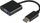 Adapter video Deltaco DisplayPort në VGA, 0.2m, 1080p, i zi