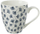 Filxhan porcelani Atmosphera MUG L JAPAN, 500ml, bardh e kaltër