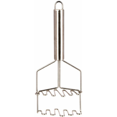 Shtypëse patatesh POTATO MASHER, çelik inox, 26x13x7 cm, argjendtë