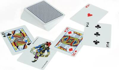 Letra loje Copag Poker Size Regular Face, 100% plastike, e kaltër