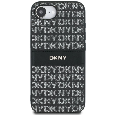 Mbulesë telefoni DKNY Case Repeat Texture, për iPhone 16e, TPU, e zezë