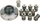 Set koleto Proxxon 24419 Collet Chuck, për torno PD400, metalik, ngjyrë argjendi