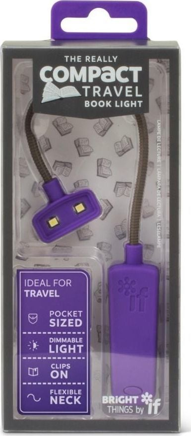 Dritë portative për libra The Really Compact Travel Book Light, e vogël, portative, vjollcë