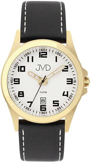 Orë për meshkuj JVD J1041.48, e zezë/artë