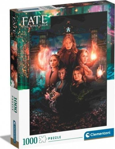 Puzzle Clementoni Saga Winx, 1000 copa, për kalamoj dhe të rritun, shumngjyrësh