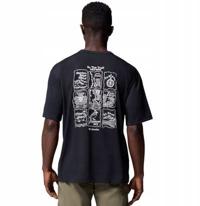 Bluzë Columbia Cedar Trail Back Graphic Tee M 2120381011, pambuk poliester, e zezë