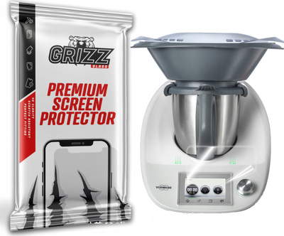 Folie mbrojtëse ceramike GrizzGlass CeramicFilm për Thermomix TM5, rezistente ndaj gërvishtjeve, transparente