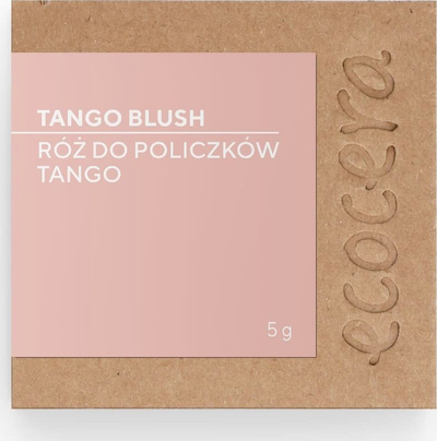 Rubor faqe Ecocera Natural Choice Tango, 5 g, mat, rozë