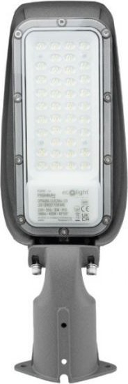 Lampë rrugore Premium 30W, 6500K, IP65, gri
