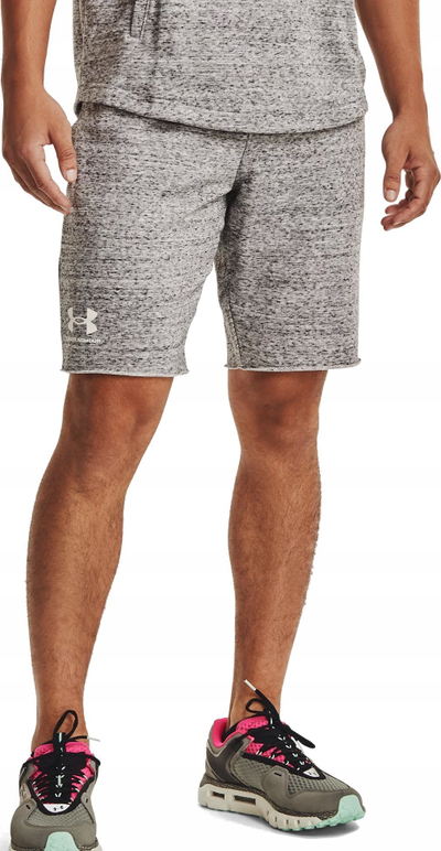 Shorce Under Armour UA Rival Terry, meshkuj, French terry, gri