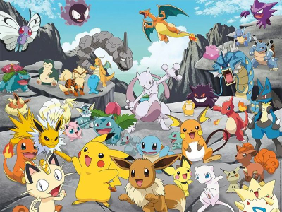 Puzzle Ravensburger Pokemon Classics, 1500 pjesë, shumëngjyrësh