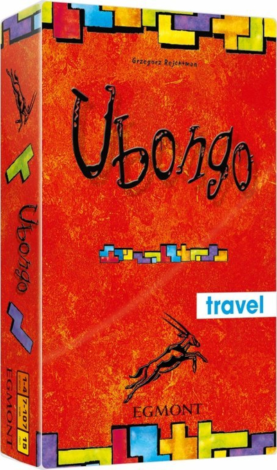 Loja shoqërore Ubongo Travel, version udhëtimi, puzzle logjik, shumëngjyrëshe