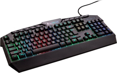 Tastierë gaming Surefire Kingpin RGB, USB, full size, e zezë