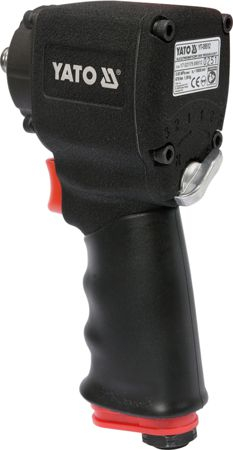 Çelës goditës me ajër YATO YT-09512, 1/2", trup alumini, i zi