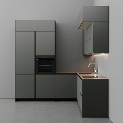 Kuzhinë IMMIGRAND SYSTEMS, Këndore, Techno Grey