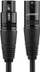 Kabllo audio Ugreen 20710B XLR në XLR, 2m, e zezë