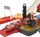 Set loje pistë garash Disney Pixar Cars Race and Go, me veturë Lightning McQueen, 20 pjesë, portokalli