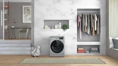 Lavatriçe Whirlpool W6 W945SB EE, 9 kg, me avull, gri