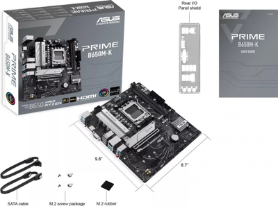Pllakë amë Asus PRIME B650M-K, 96GB, 