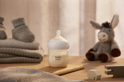 Biberon Avent SCY900/02 Responsive, 125 ml, set 2 copë, transparend