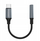 Adapter audio Wozinsky WACM-01, USB-C në 3.5mm, i zi