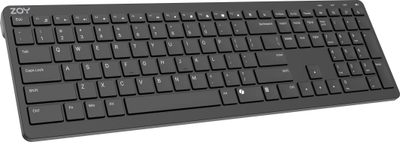Tastierë wireless ZOY ZKB880, 2.4GHz, tast AI, e zezë