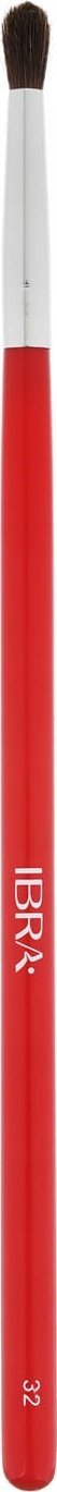 Furçë për hije sysh Ibra Shading Brush 32, me qime natyrale, dorezë profesionale, e kuqe