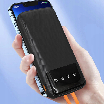 Power bank Dudao K6Pro, 10000mAh, me porta USB C edhe Lightning, i zi