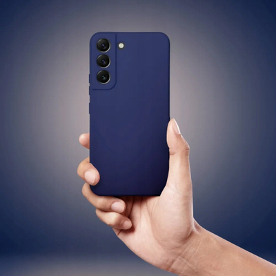 Këllëf telefoni Forcell Soft për Samsung Galaxy A06 5G, silikon, blu e errët