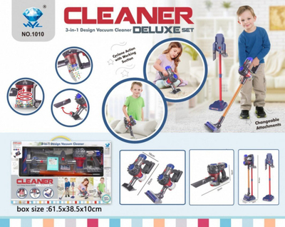 Set lodër pastrimi HYL Cleaner Deluxe, 3 në 1, efekte zanore, shumëngjyrësh
