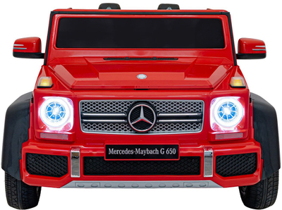 Makina elektrike për fëmijë RMZ Mercedes Benz Maybach G650 Strong, 24V, 2 vende, e kuqe
